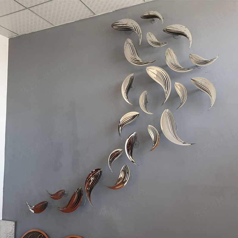 不銹鋼魚(yú)雕塑 不銹鋼魚(yú)雕塑