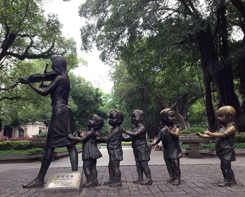 銅人物雕塑，銅小孩雕塑