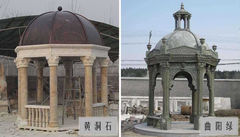 歐式景觀亭子，石雕大理石亭子，河北涼亭廠家