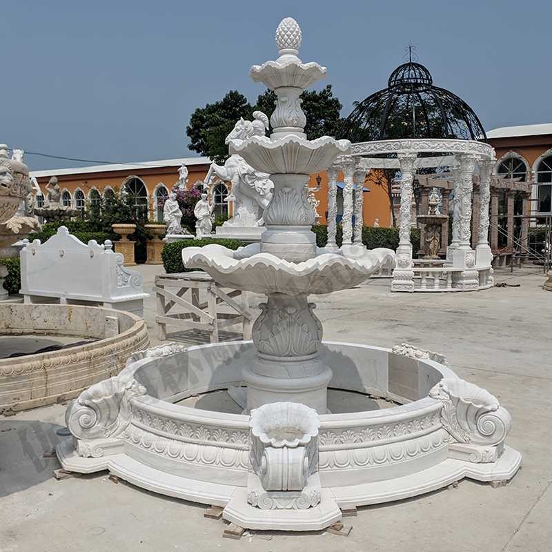 海螺大理石噴泉，海螺噴泉，大理石噴泉，石雕噴泉廠家