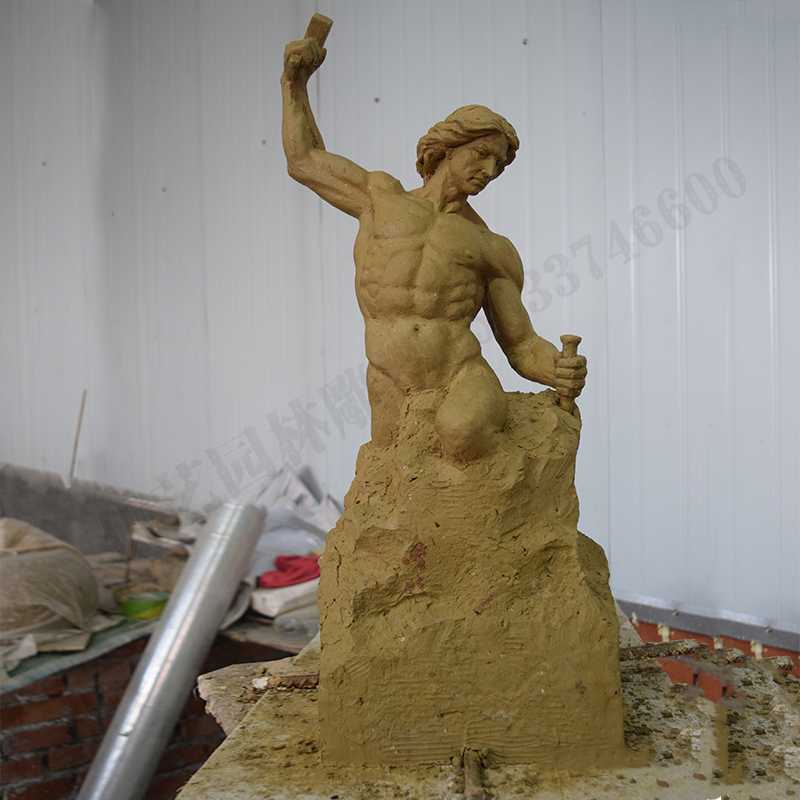 自我雕刻，雕刻自我，自我雕刻雕塑