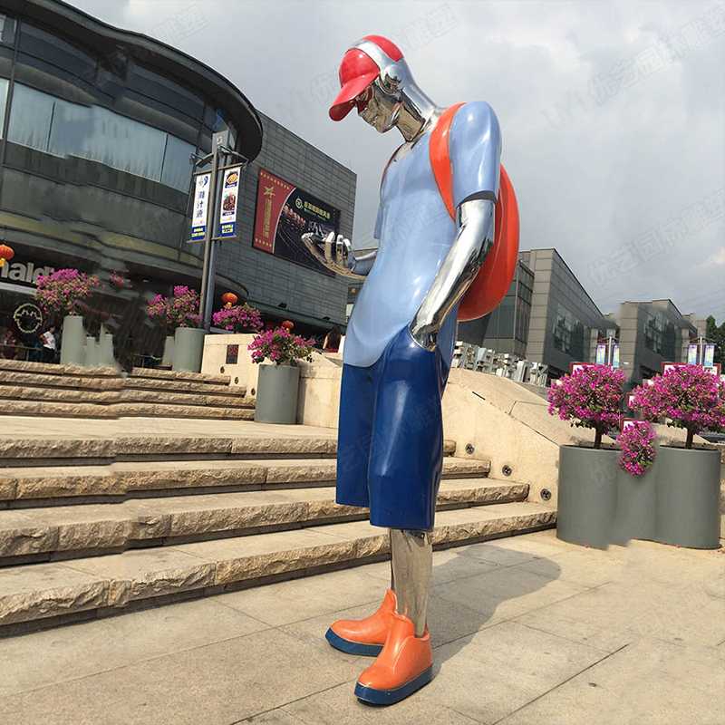 不銹鋼人物雕塑，不銹鋼雕塑工廠