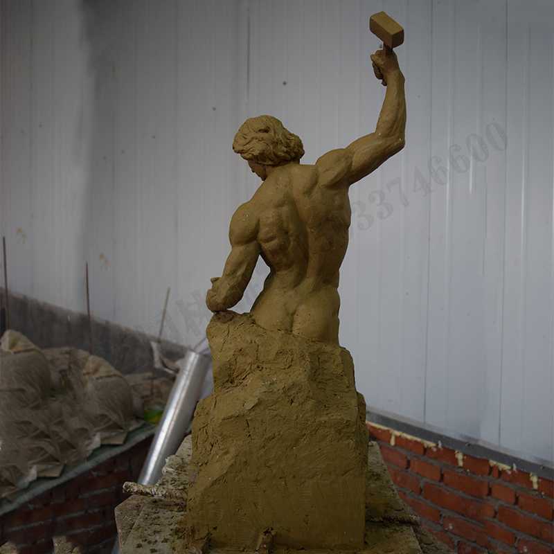 自我雕刻雕塑，雕刻自我雕塑，雕刻自己擺件